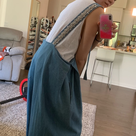 Rare Collina Strada Rhinestone denim overall - Picture 11 of 13